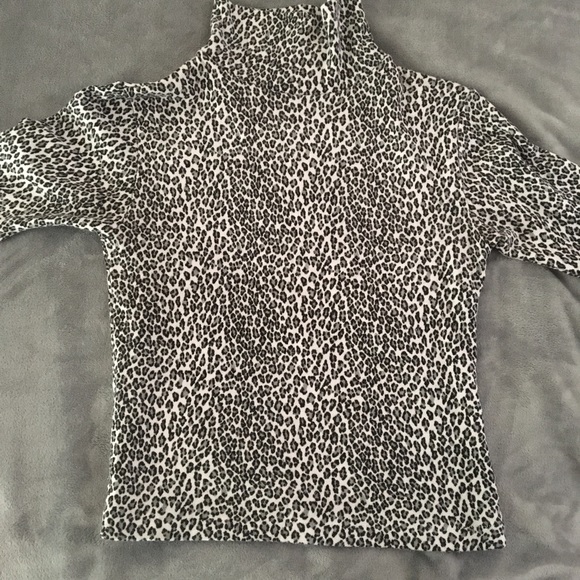 Secret Loves Sweaters - Animal print knit top
